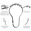 VTECHOLOGY Rustproof Shower Curtain Rings Hooks, Resistant Metal Heavy Duty