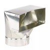 Universal 4" x 10" x 6 Galvanized-Steel 90-Degree Floor Ceiling