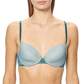 Triumph Women's Lace Spotlight Whp Demi Bra Demi Bra, Green, 32D (Manufacturer Size: 70D)