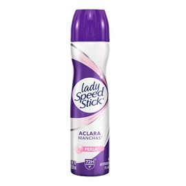 Lady Speed Stick Desodorante Antitranspirante Derma y Perla en Aerosol 91 g. Brinda 48 horas de Protección Efectiva. Aclara y Embellece tu Piel, 0% Alcohol
