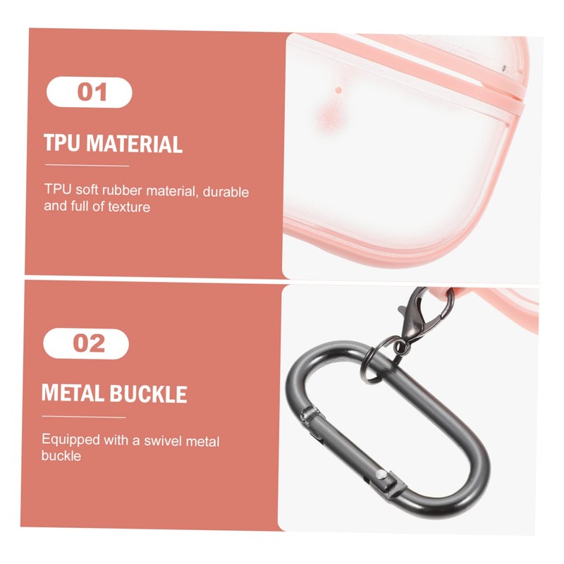 Gatuida 2sets Wireless Earbud Protector Case Stylish TPU Protective Cover