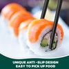 Chinese Chopsticks Set, 2 Pairs Bamboo Shape Chopsticks with 2