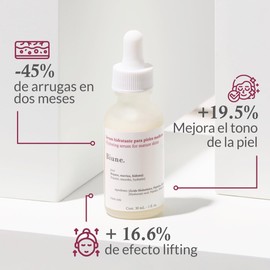 Serum Antiedad Con Ácido Hialurónico, Péptidos y Regaliz Minimiza Arrugas, Líneas de Expresión y Manchas Fórmula Vegana y Regeneradora para Pieles Maduras Biune. 30 ml
