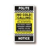 No Cold Caller Sign - Keep Unwanted Calls at Bay!