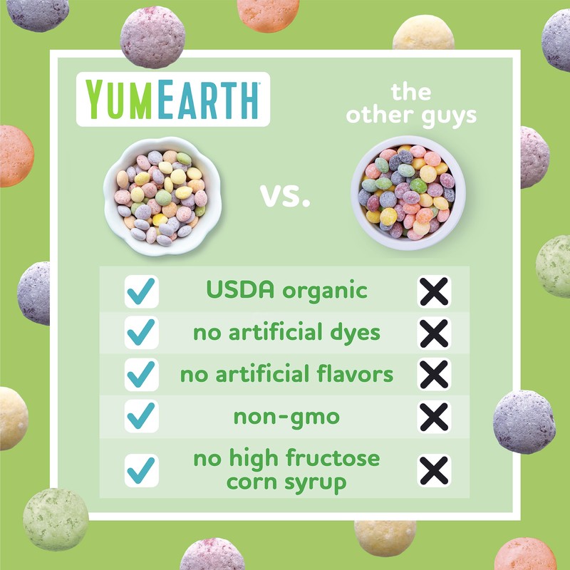 YumEarth Organic Sour Giggles Chewy Candy – Allergy Friendly, No