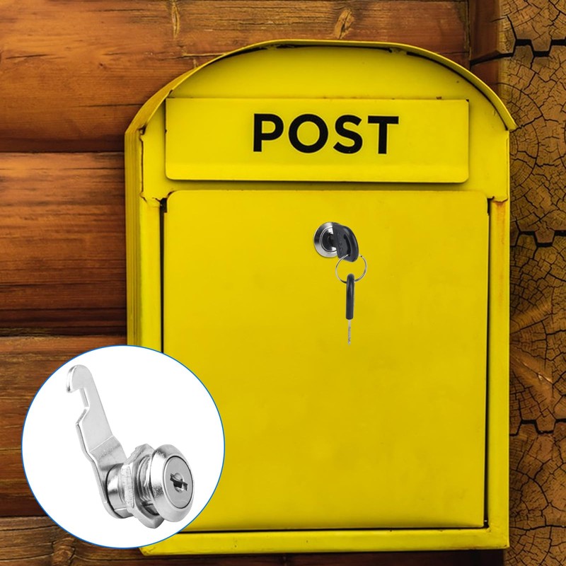 2pcs Cabinet Locks, 16mm Letterbox Locks, Security Mailbox Locks, Cam