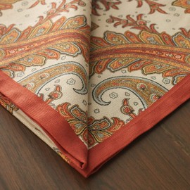 Maison d' Hermine Kashmir Paisley 100% Cotton Soft and Comfortable Set of 4 Napkins Perfect for Family Dinners | Weddings | Cocktail | Kitchen | Thanksgiving/Christmas (20 Inch by 20 Inch).