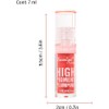 Saniye Brillo Labial de Alto Pigmento con Efecto Voluminizador LS021,