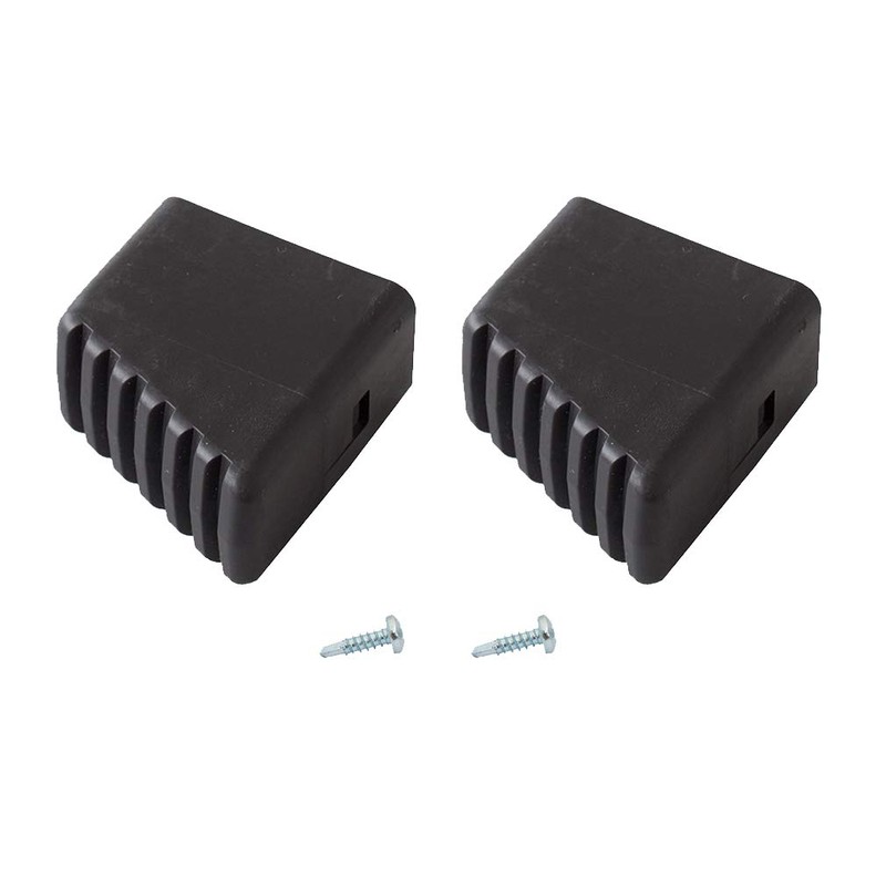 Krause Monto Curl Feet Black 40 mm x 20 mm