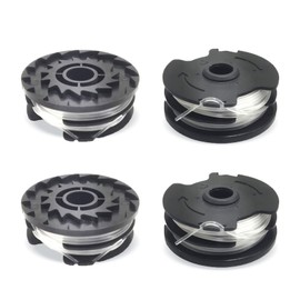 Viilich 4 pieces replacement thread spools for Lidl Parkside, nylon thread replacement spool for LIDL Parkside trimmer grass trimmer PRTA 20-Li A1, B2, C3; PRT 550 A1, A3; PRT 300 A1-2 x 4 m, 1.6 mm