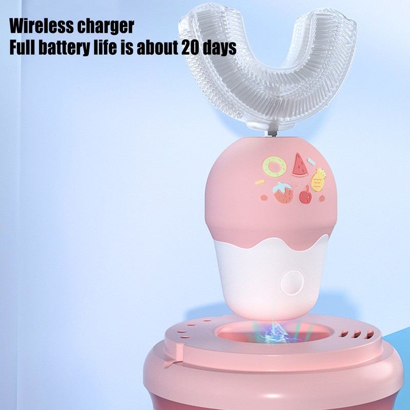 U Shaped Electric Toothbrush Smart USB Wireless Automatic Toothbrush Oral