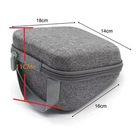 Perfeclan Hard Case Storage Bag Professional Shockproof Portable Dustproof Hard Shell Case for Upper Arm Pressure Gauge (GREY)