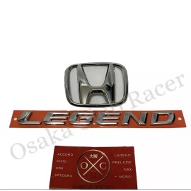 Honda New OEM KB2 Honda Legend Rear Emblem Set JDM Badges 2009-2012 Acura RL 10 11
