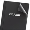 Oxford Clear Front Report Covers, Black, Letter Size, 25 per