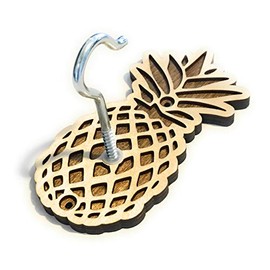 Bimini Ring Hook and Ring Toss Game (6 Inch, Pineapple Cut Out)