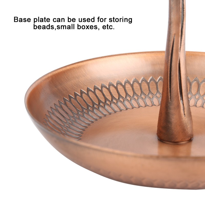 Fashionable Hanger Stand Necklace Bracelet Display Storage Tool Antique Brass