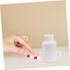 IWOWHERO 20pcs White Plastic Pill Bottles Travel Containers for Capsules