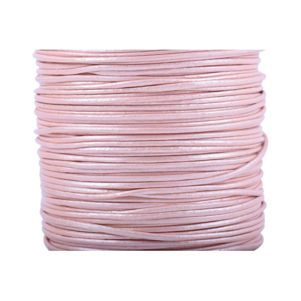 KONMAY 1 Roll 22.75 Meters 1.0mm Metallic Rose Gold Round