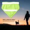 2pcs/set Pet Dog Reflective Saliva Towel Triangle Scarf (Fluorescent Yellow