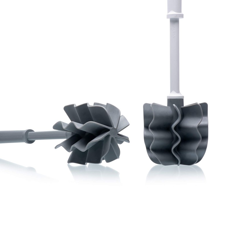 SAUBA LOOWY Single Classicline Toilet Brush without Bristles, White