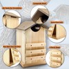 Outer Trails Owl Houses, Japanese Cedar, with Composite Weather-Tight Roof