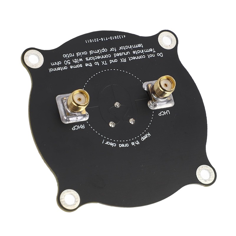 Triple Feed Patch Antenna, Directional Circular Polarized Antenna with High