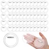 Ptwola 60PCS 3 Inch Clear Button Pins, Acrylic Blank Round