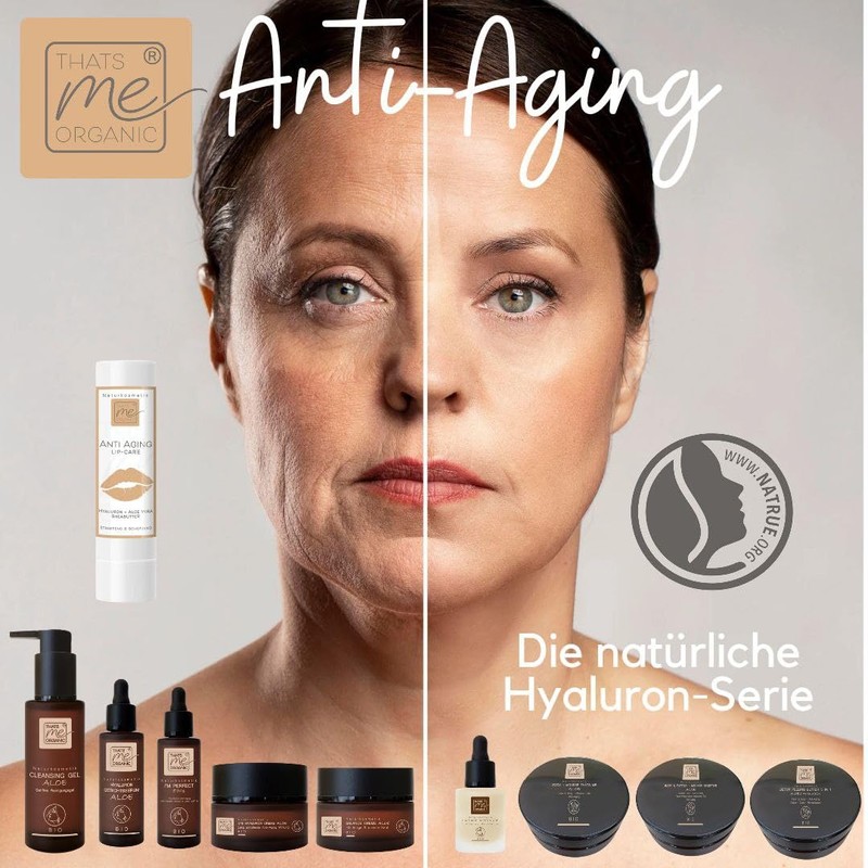 BIO Hyaluron-Gesichtsserum Aloe - Anti Aging - glättend & straffend