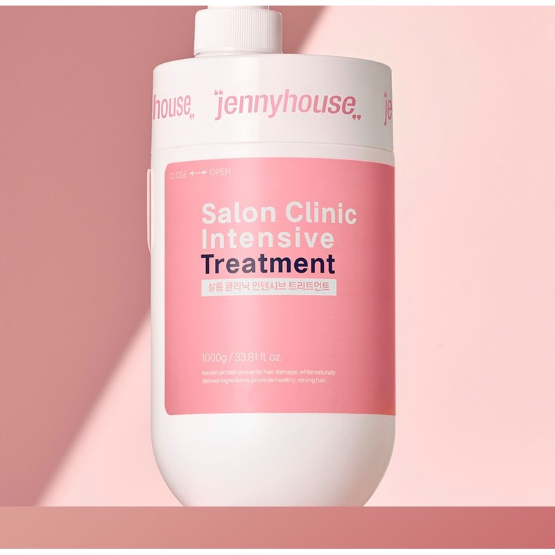 제니하우스코스메틱 살롱클리닉 저자극 단백질 헤어팩 트리트먼트, 1L, 2개 Jenny House