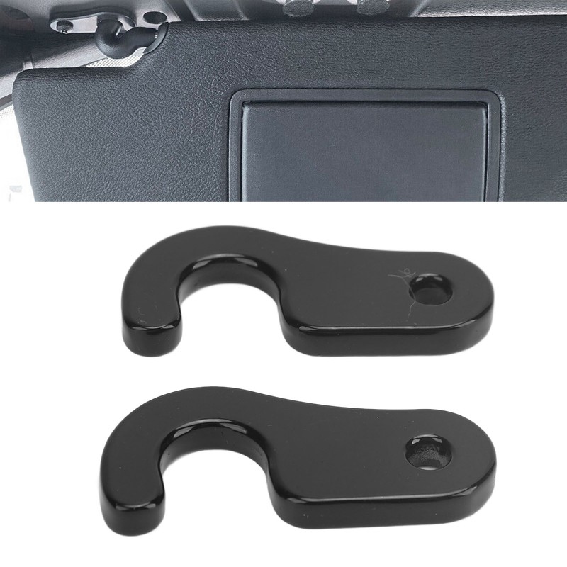 Sun Visor Clips 699618848816 Black Sunshade Holder Clips with Screws