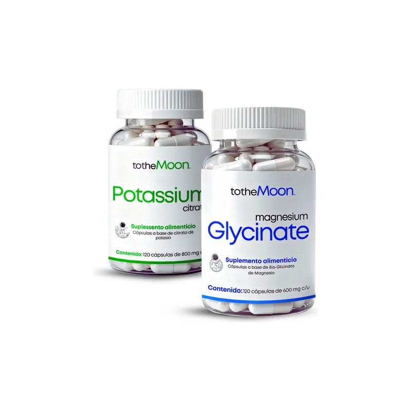 Glicinato De Magnesio Y Citrato De Potasio 120cp Tothemoonmx