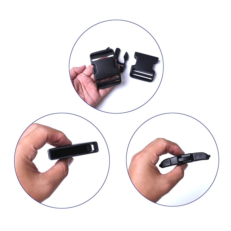 AXEN 4PCS Plastic Buckle, Dual Adjustable Side Quick Release Buckle