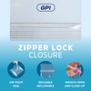 Clear Plastic Reusable Zip Bags - Bulk GPI Case of