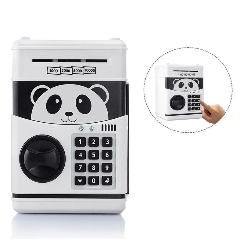 Itian Cartoon Piggy Bank Coin Piggy Bank ATM Deposit Machine