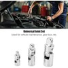 Telituny Universal Joint Socket Adapter, Socket Spanner Joint 3 Pieces