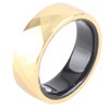 Smart Ring Aluminum Alloy Pedometer Sleep Temperature Tracking Lightweight Smart