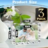 Aheroi 4x6 Acrylic Picture Frames, 3 Pack Clear Scalloped Acrylic