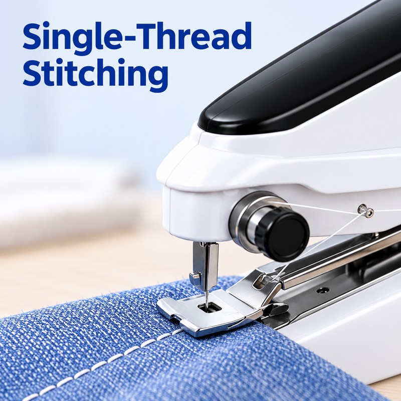 Handheld Sewing Machine for Quick Mending – 2-Speed Electric Single-Thread