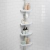 Bath Bliss Aluminum Corner Shower Organizer | 4 Tier |