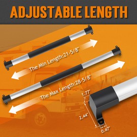 TONDA RV Screen Door Handle, RV Door Handle Grab Bar for Travel Trailer Camper Motorhome, Adjustable from 21-5/8 Inch to 28-5/8 Inch