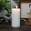 6 Inch White Citronella Pillar Candle