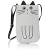 [Noah Family] Smartphone Pochette Monotama Smartphone Pochette, gray