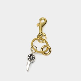 Scumber SCOM Nickel Whistle Key Chain
