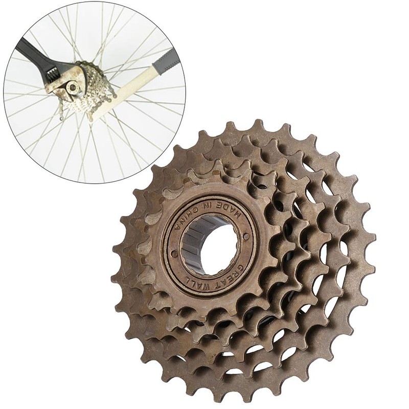 KIMISS Bicycle Freewheel Cassette, 6-Speed 14T 28T Mountain Bike Sprocket