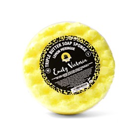 Emily Victoria Lemon Meringue Citrus Sweet Scented Soap Sponge with 3 Butters 200g