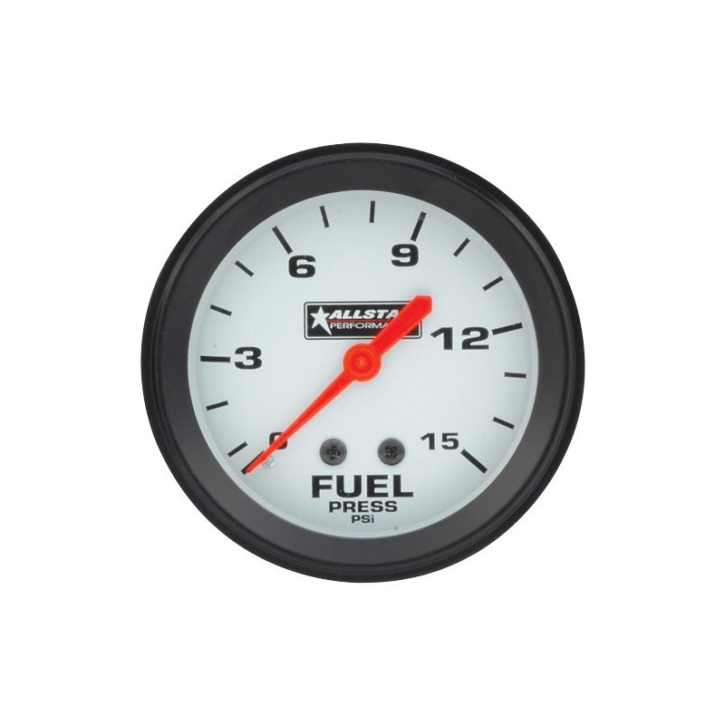 Allstar PerformanceAllstar ALL80098 2-5/8" Diameter 0-15 PSI Mechanical Fuel Pressure