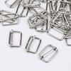 Hysagtek 50 Pcs 1 Inch Metal Adjustable Slide Buckle Strap