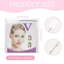 NHQZ Gesichtsmasken,Wiederverwendbare V-Linienmask,für Doppelkinn und schlaffe Gesichtshaut