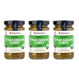 Mekhala Organic Gluten Free Curry Paste Value 3-Pack (3x3.5oz) (Green)