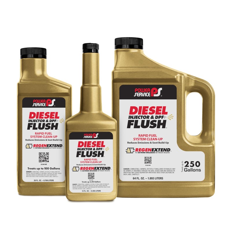Power Service Diesel Injector & DPF Flush - 12 Ounce